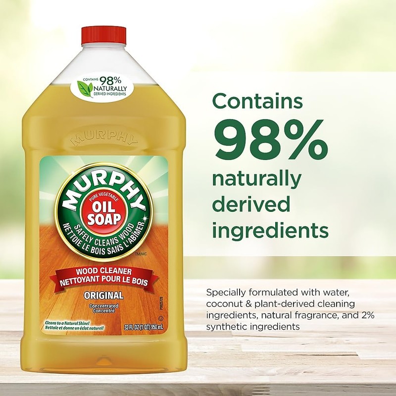 Colgate Murphy Oil Soap 01163 Original Wood Cleaner, Liquid, 32oz