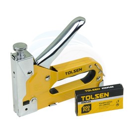 Heavy Duty Chrome 3 Way Stapler Staple Gun Nailer Crown U-Shape Nails