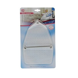 Scanpart Bügeleisengleitschutz, Bügeleisensohle für Bügeleisen, Schutz vor Versengschäden und glänzenden Stellen, universell