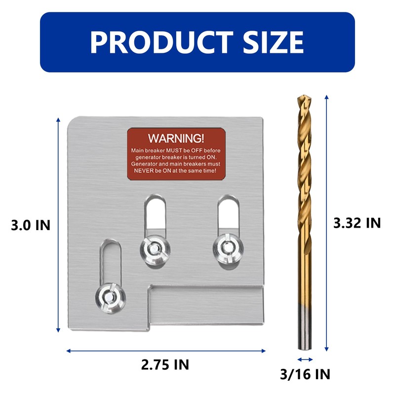 BFLCTGCF Generator Interlock Kit Compatible with Square D QO or