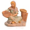 Holyart Shepherd's Girl with Tray 6.5 cm, Fontanini