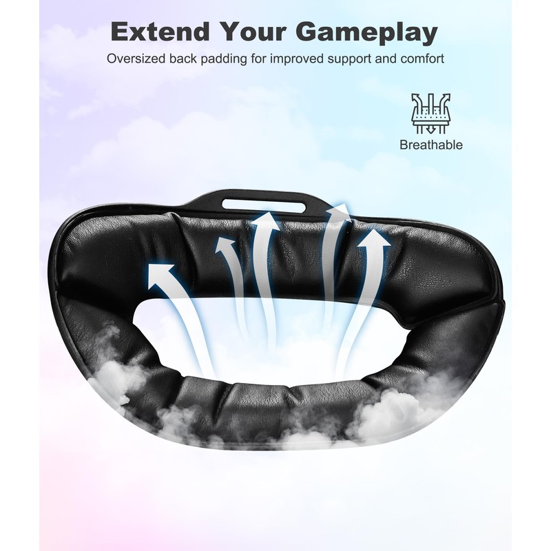 Lightweight Headstrap Compatible with Quest 3/3S/Quest 2, Comfortable Magnetic VR