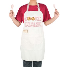 Cookie Baking Lovers Gift Cookie Dealer Aprons Bakery Apron Pastry Chef Gift (cookie dealer-w)
