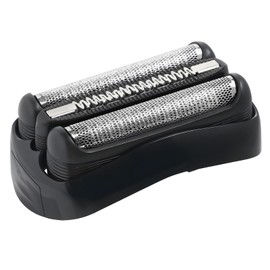 21B Series 3 Shaver Replacement Head Compatible with All Braun Series 3, Series 3 Shaving Replacement Head Fits Models 3000s, 3010s, 3040s,3050cc, 300s, 310s etc, (21B, Black)