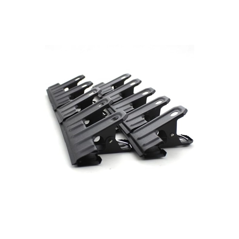 FSSTUD 5 Pcs 65mm Office Bulldog Clips Letter Paper Clips