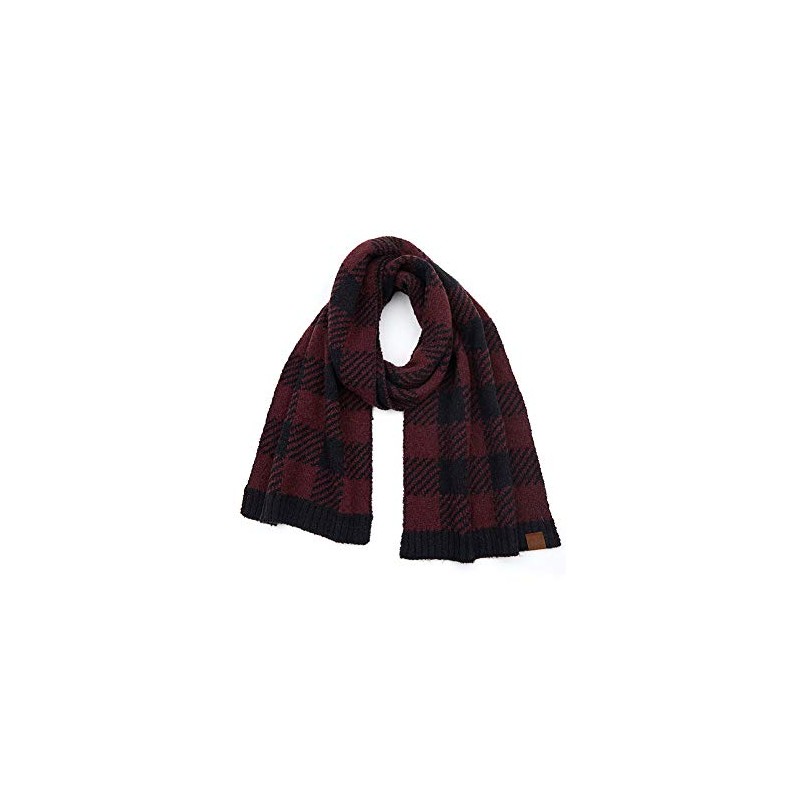 ScarvesMe Exclusive Buffalo Check Knit Winter Warm Long Scarf