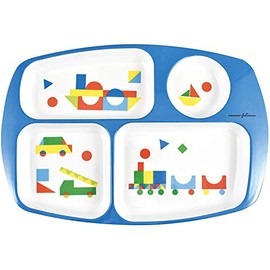 Ken Onishi Nenne-Futurum Melamine Plate VEHICLE BLUE 11.2 x 7.5 x 0.8 inches (28.4 x 19.1 x 2 cm) YUE-1101