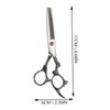 VICASKY 2pcs Professional Barber Scissors Ergonomic Stainless Steel Hair Cutting