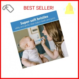 Dr. Brown's Infant-to-Todd<wbr/>ler Training Toothbrush, Soft for Baby's First Teeth,