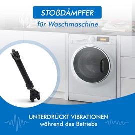 VIOKS Suspa Shock Absorber Set 2 Pieces 120N Replacement for 481246648088 Whirlpool Bauknecht Shock Absorber Suspa 120N 06230027 Indesit C00313104-10 mm Bore Shock Absorber Washing Machine Washer