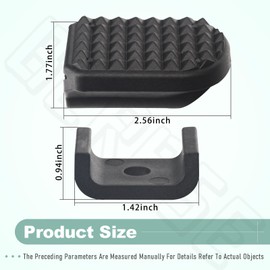 Differential Lock Pedal w/3pt Lock Clasp for John Deere 1025R, 1023E and 1026R Subcompact Tractor and Gen2 2025R Tractor