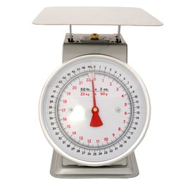 Zenport 50 pound platform dial scale, 50-lbs, white
