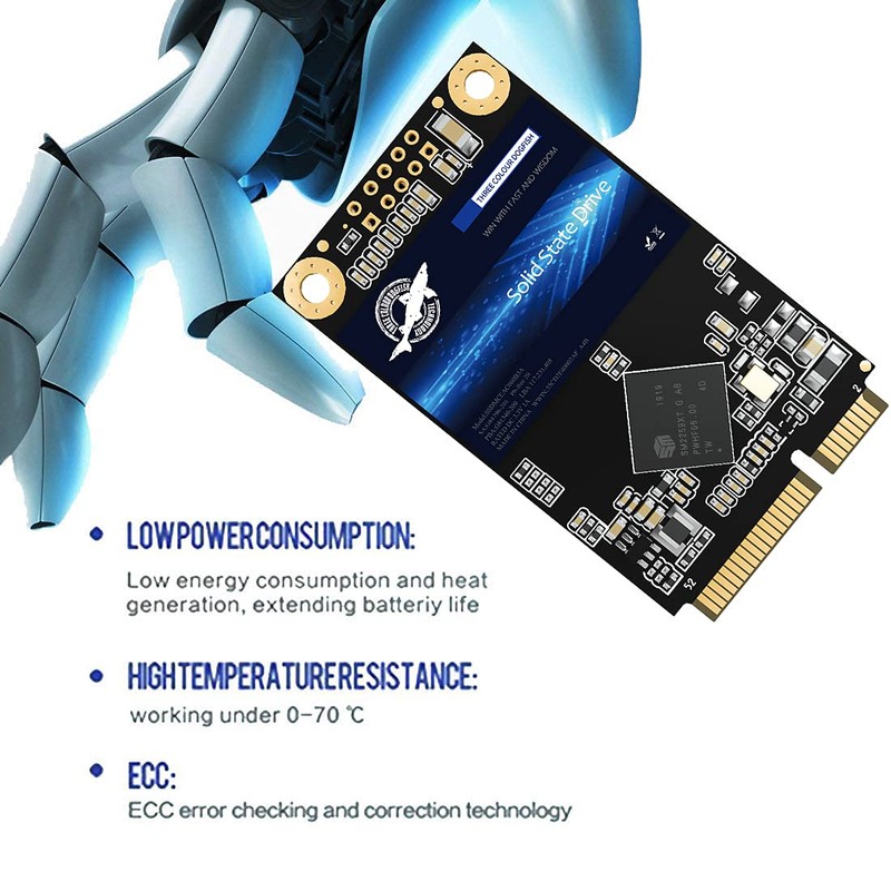 Msata SSD 500GB Dogfish 3D NAND Solid State Drive Msata