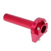 sourcingmap Red Aluminum Alloy 22mm Accelerator Throttle Twist Handlebar Grip