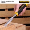 TOUGH MASTER Carving Chisel Set, 4 Piece Wood Carving Bevel