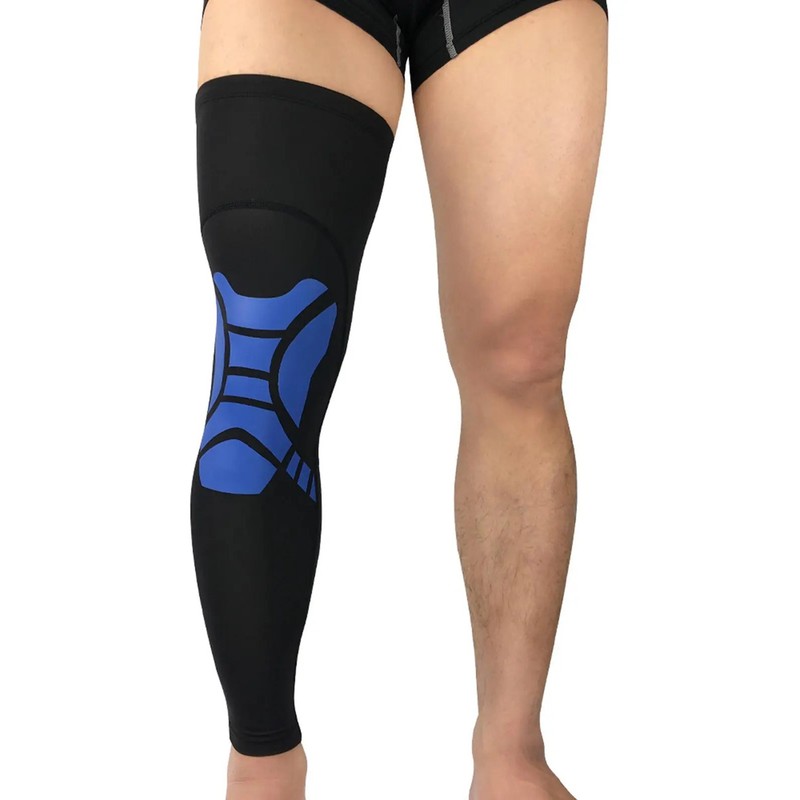 2 Compression Springs Knee Stabilizers Black And Blue M