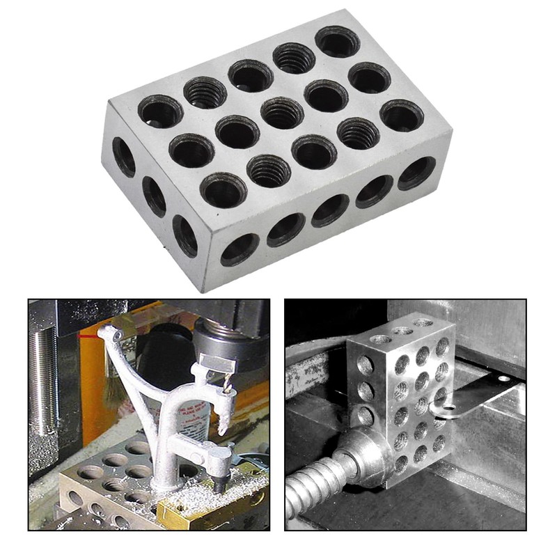 1 Matched Pair 1-2-3 Inch Ultra Precision Steel Parallel Blocks