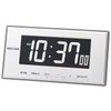 Rhythm Table Clock, White, 3.7 x 7.5 x 1.7 inches