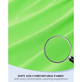 zqajuxg Girls Flowy Shorts with Spandex Liner,2 in 1 Butterfly Shorts Teen Girls with Pockets for Sports，Running，Athletic/Neon Green/6-8 Years