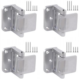 Latest 2024 Model 4 Pack Home Security Door Lock, Reinforcement Lock for Inward Swinging Door, Privacy Door Latch,Hotel Security Door Lock