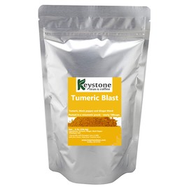 Turmeric Blast– Herbal tea 8 Oz Natural Ingredients: Turmeric Black Pepper, Ginger and Himalayan salt –Keystone Teas & Coffee (8 Oz)