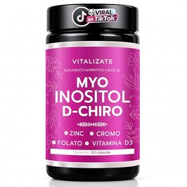 Myo Inositol Chiro Platinum 4000mg Fórmula Mejorada Folato Zinc Cromo Vitamina Días Suministro 225g Alta Biodisponibilidad Suplemento Alimenticio 120