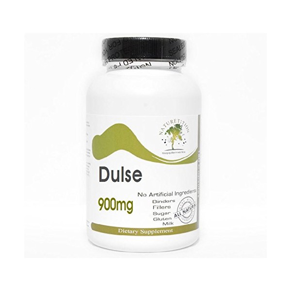 Dulse 900mg ~ 90 Capsules - No Additives ~ Naturetition