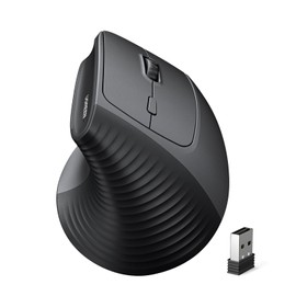 UGREEN 2.4G & Bluetooth Mouse Wireless Vertical Ergonomic Mouse for Windows/Mac OS etc. 1000/1600/2000/4000 DPI, 6 Buttons