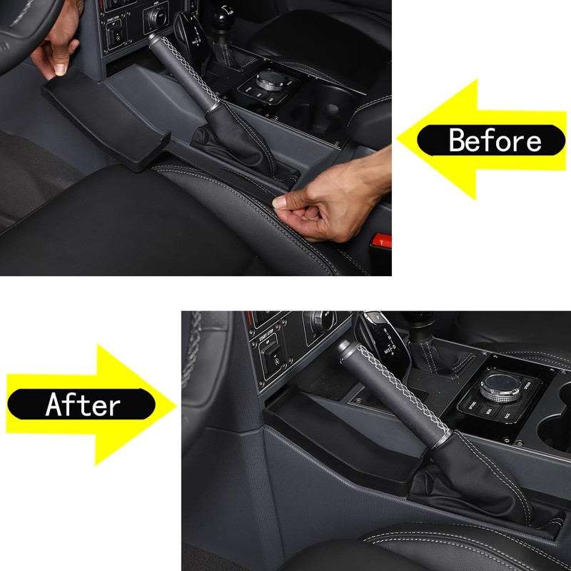 Tumukiw Center Console Organizer Compatible with INEOS Grenadier 2020-2024, Handbrake