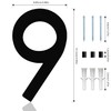 6 Inch Floating House Numbers, Stainless Steel House Number for