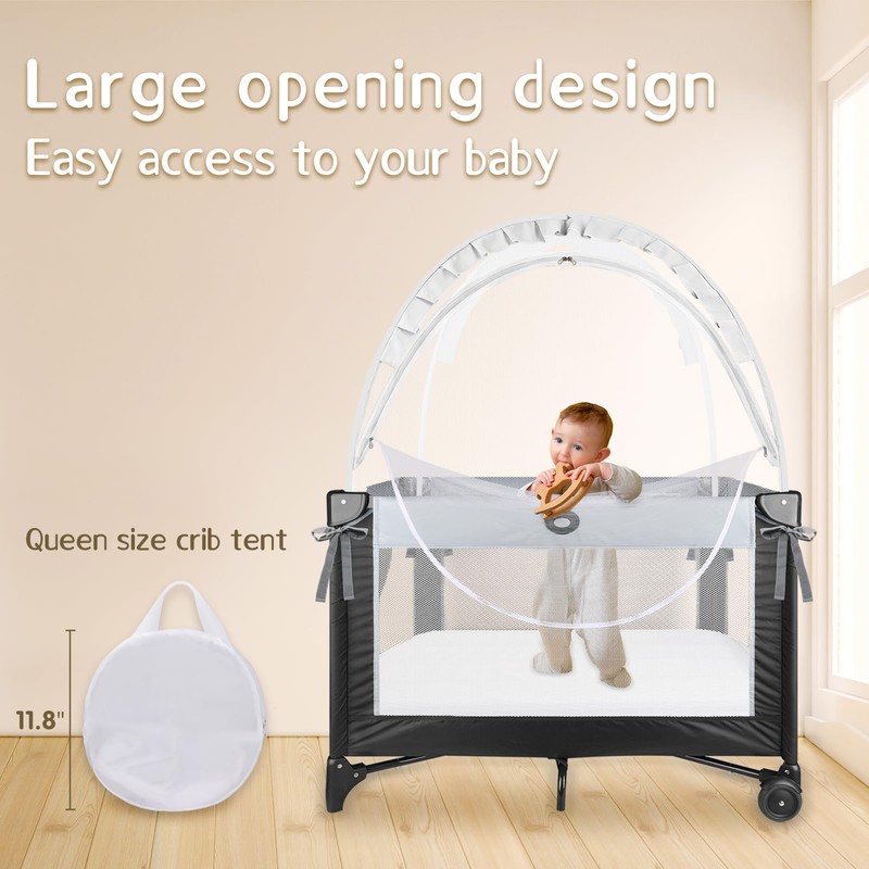 Crib Tent to Keep Baby from Climbing Out - Crib