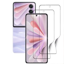 SRSRROP Hydrogel Displayschutzfolie für Honor Magic V Flip 2 6.82", 3 Stück Weich TPU Schutzfolie -Klar HD Hydrogel Film- Weich Hydrogel Folie HD -Super Haptik & Kinderleichte Anbringung