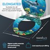 SANILO Wooden Toilet Seat with Soft Close [ELONGATED] - Decorative,