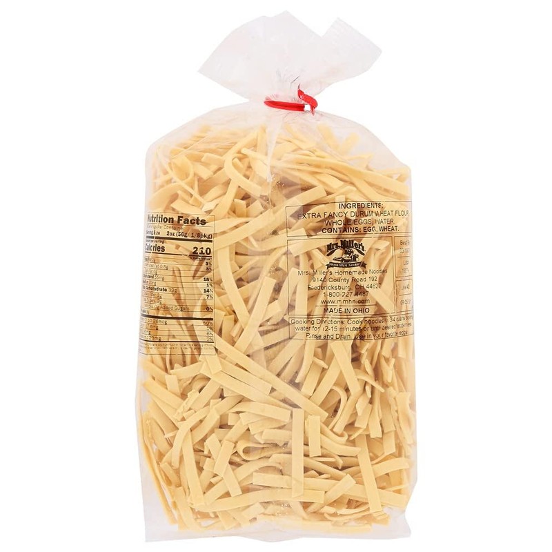 Mrs. Miller's Old Fashioned Egg Noodles, Medium 16 Ounce (Pack