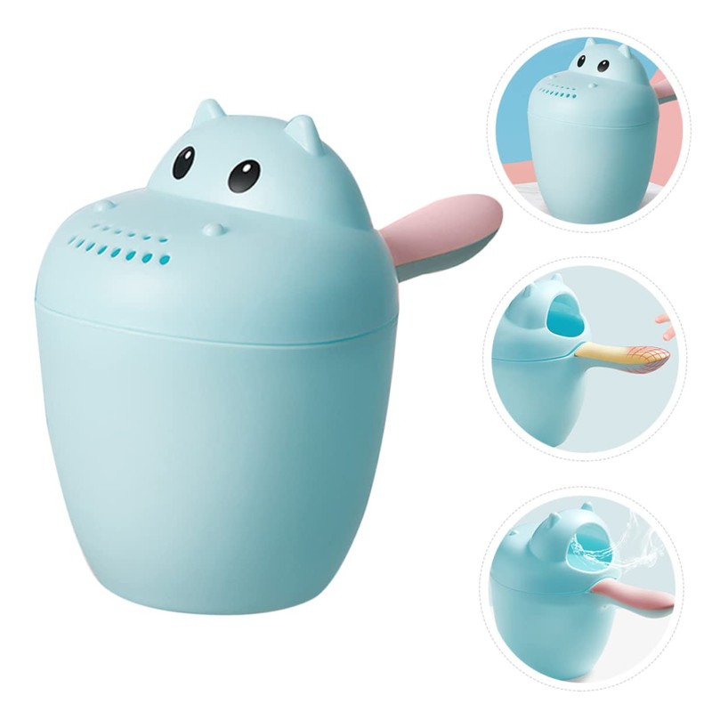 Baluue Baby Shampoo Cup Baby Shower Spoon Small Animal Shampoo