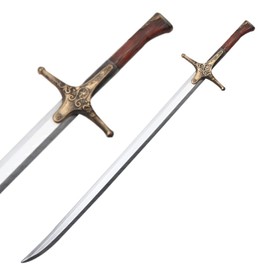 Blazing Steel Medieval Foam Sword Two Hand Sword Witche Hunting Sword (Iris)