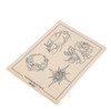 Large A4 Size Flower and Sun Tattoo Practice Skin (Pack