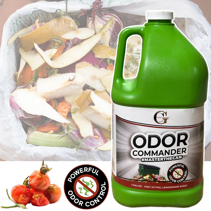 Garbage Commander Odor Commander, Odor Control Spray Bottle, 1 Gallon