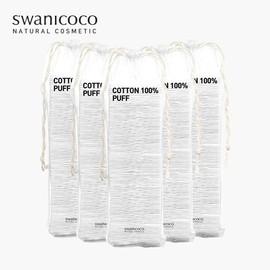 Swanicoco embossed 100% cotton cotton pads 100 sheets x 5, embossed cotton pads 100 sheets x 5 / 스와니코코 엠보싱 순면 100% 화장솜 100매 X5개, 엠보싱 화장솜 100매X5개