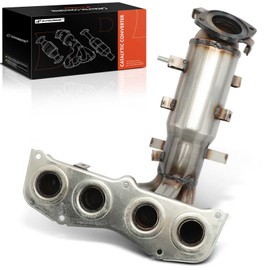 A-Premium Front Exhaust Manifold Catalytic Converter Kit Direct-Fit Compatible with Toyota Camry 2002-2006, Solara 2002-2006, 2.4L, EPA Compliant