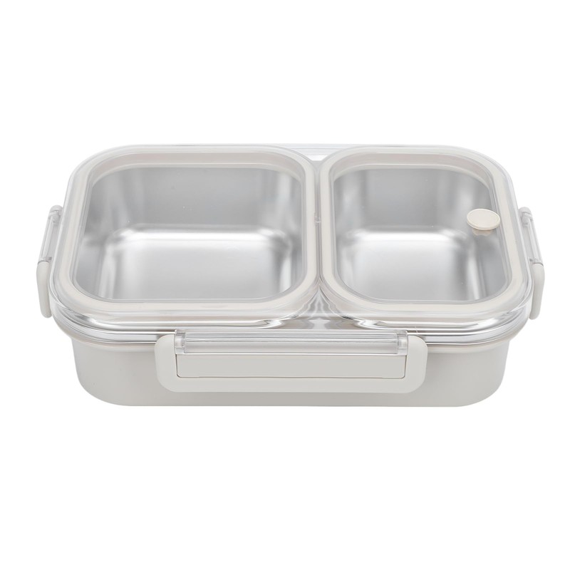 Stainless Steel Leak - Resistant Lunch Box, 2 Compartment 1.2L
