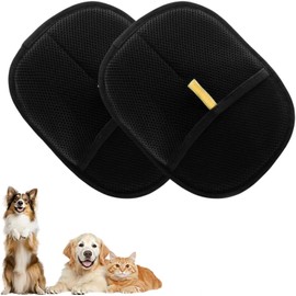 Pet Hair Removal Glove, New Upgrade Efficient Grooming Gloves for Pet Hair, Reusable Pet Hair Remover Glove, for Furniture, Carpet, Car Seat, Pet Grooming(2 PCS)