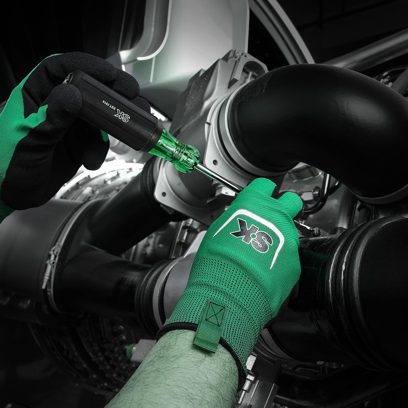 SK 6-Piece Acetate Screwdriver Set, S2 Steel, 3 Slotted &