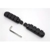 V-Twin 27-1457 Black Anti-Vibe ISO Style Foot Pegs for Harley