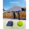 12 Pack Decorative Solar Powered Fence Lights Outdoor Waterproof with