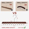 Cuipingoo Belt Hanger for Closet Max 42 Belts, 12+11 Storage