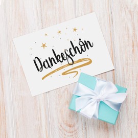 7 Premium Thank You Cards (Folding Cards) with 7 Envelopes, Thank You, Cards, Thank You Cards, Wedding, Birth, Baby, Christening, Farewell, Birthday, Anniversary