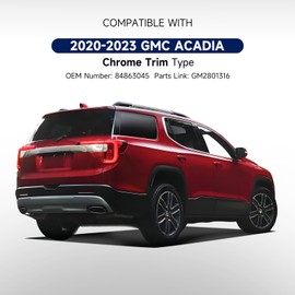 Gefitway Tail Lights Assembly Compatible with GMC Acadia SL SLE SLT Denali 2020 2021 2022 2023 Rear Lights LED Taillights (Red Right Passenger Side outer) Replace GM2801316 84863045