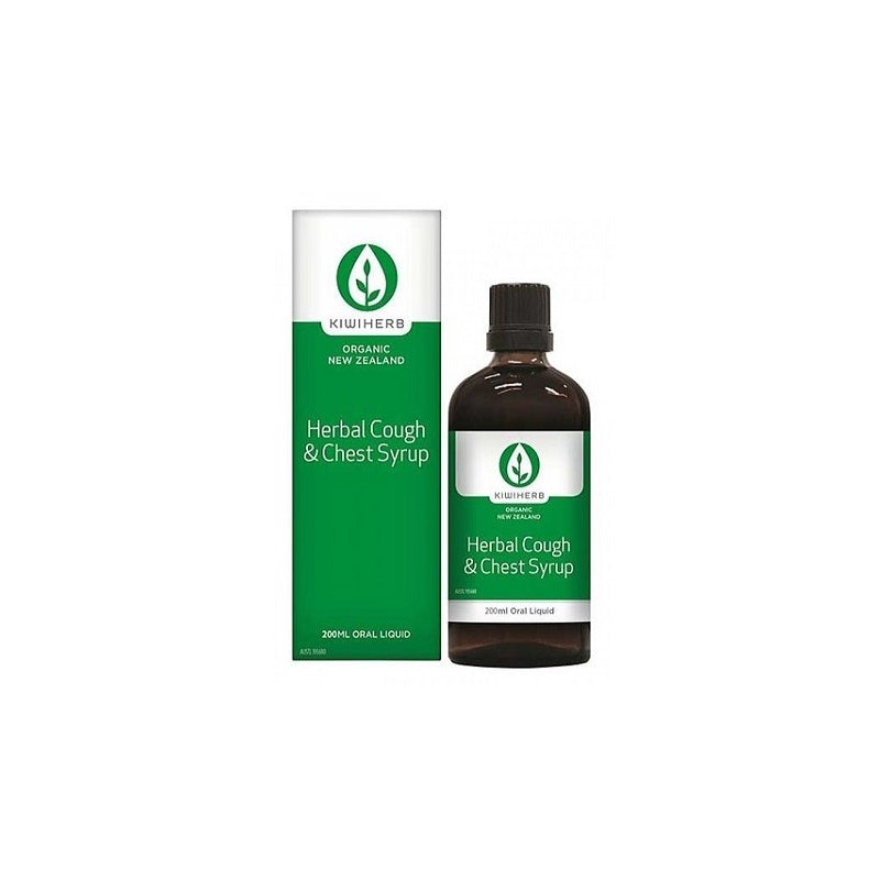 Kiwiherb Herbal Organic Chest Syrup 200ml