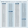 WPW10384183 W10384183 Refrigerator Thermistor Compatible with Whirlpool Kenmore, 2118228 AH3500720